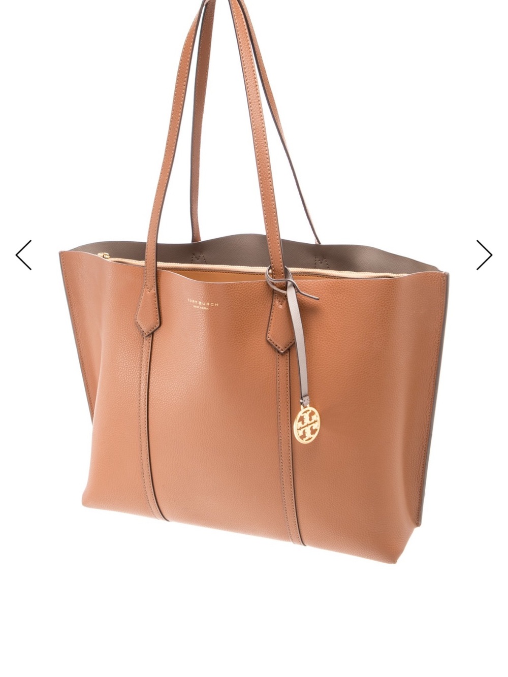 Tory Burch Tan Leather Tote Bag